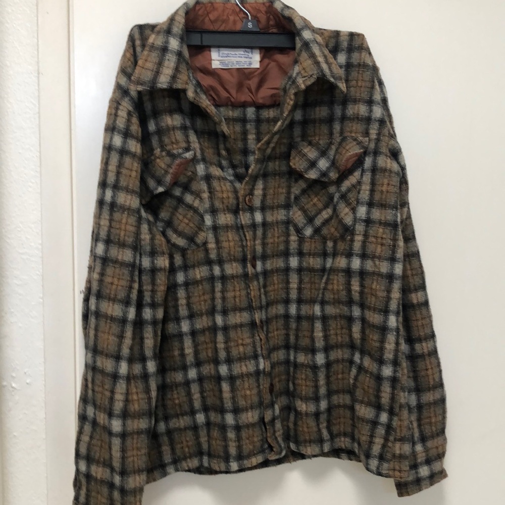 Vintage men’s wool flannel